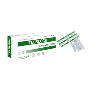 Telblock 20mg Herabiopharm 10 vỉ x 10 viên (Telmisartan)