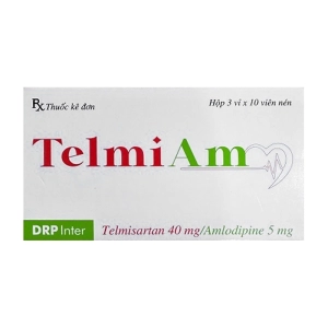 Telmiam DRP Inter 3 vỉ x 10 viên (Telmisartan + Amlodipine)