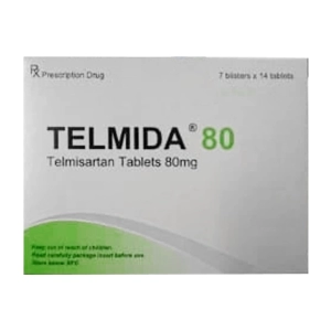 Telmida 80 Laboratorios Liconsa 7 vỉ x 14 viên (Telmisartan)