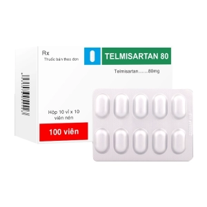 Telmisartan 80 TV.Pharm 10 vỉ x 10 viên (Telmisartan)