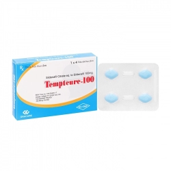 Temptcure 100mg Gracure 1 vỉ x 4 viên Temptcure 100mg Gracure 1 vỉ x 4 viên