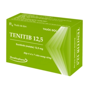Tenitib 12.5 Herabiopharm 4 vỉ x 7 viên (Sunitinib malate)