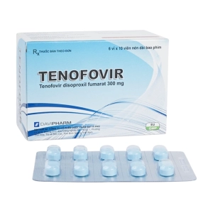 Tenofovir 300mg Davipharm 6 vỉ x 10 viên (Tenofovir disoproxil fumarat)