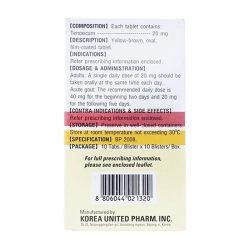 Tenotil 20mg Korea United 10 vỉ x 10 viên - Trị viêm khớp dạng thấp, viêm xương khớp Tenotil 20mg Korea United 10 vỉ x 10 viên - Trị viêm khớp dạng thấp, viêm xương khớp