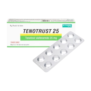 Tenotrust 25 BV Pharma 3 vỉ x 10 viên (Tenofovir alafenamide)