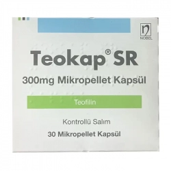 Teokap SR 200mg Nobel 3 vỉ x 10 viên - Thuốc phòng ngừa hen phế Teokap SR 200mg Nobel 3 vỉ x 10 viên - Thuốc phòng ngừa hen phế