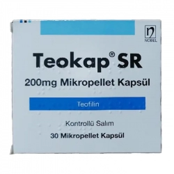 Teokap SR 200mg Nobel 3 vỉ x 10 viên Teokap SR 200mg Nobel 3 vỉ x 10 viên