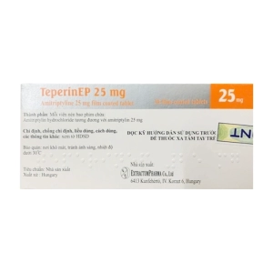 TeperinEP 25mg ExtractumPharma 3 vỉ x 10 viên (Amitriptylin)