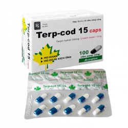 Terp-cod 15mg caps Vacopharm 10 vỉ x 10 viên – Thuốc trị ho