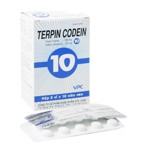 Terpin Codein 10 Pharimexco 8 vỉ x 10 viên Terpin Codein 10 Pharimexco 8 vỉ x 10 viên