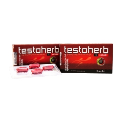Thực phẩm bảo vệ sức khỏe Testoherb 1hour  (Hộp 2 vỉ 8 viên)