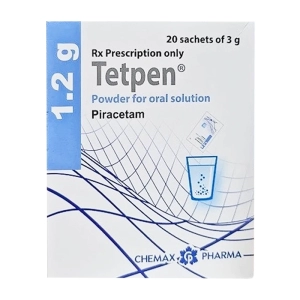 Tetpen 1.2g Chemax Pharma 20 gói x 3g (Piracetam)
