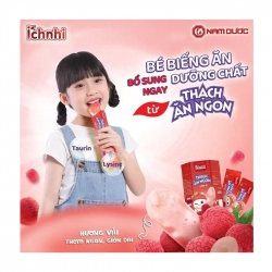 Thạch Ăn Ngon Ích Nhi 21 gói x 30g – Giúp trẻ biếng ăn