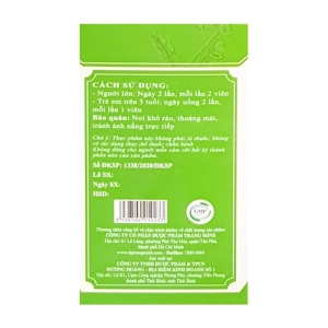 Thanh Nhiệt TM Trang Minh 60 viên - Hỗ trợ thanh nhiệt, giải độc gan Thanh Nhiệt TM Trang Minh 60 viên - Hỗ trợ thanh nhiệt, giải độc gan