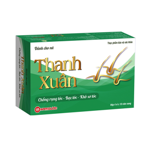 Thanh xuân Nam Dược 4 vỉ x 10 viên - Viên uống chống rụng tóc cho nữ giới