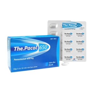 The.Pacol 650 Thephaco 5 vỉ x 10 viên (Paracetamol)