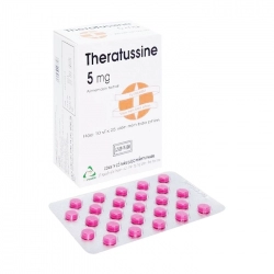 Theratussin 5mg Tv.Pharm, 10 vỉ x 25 viên Theratussin 5mg Tv.Pharm, 10 vỉ x 25 viên