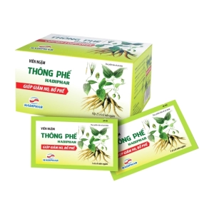 Thông Phế Hadiphar 25 vỉ x 8 viên - Viên ngậm bổ phế Thông Phế Hadiphar 25 vỉ x 8 viên - Viên ngậm bổ phế