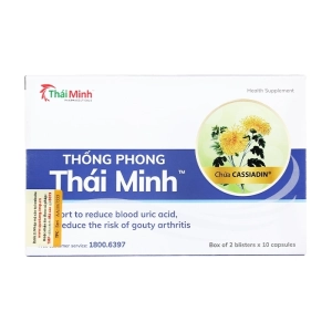 Thống Phong Thái Minh 2 vỉ x 10 viên - Hỗ trợ giảm acid uric máu
