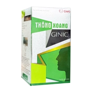 Thông Xoang Ginic 50 viên - Hỗ trợ chảy nước mũi, ngạt mũi