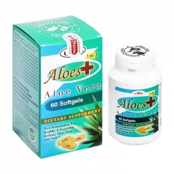 Aloes+ 3 in 1 Aloe Vera UBB 60 viên - Viên uống đẹp da, giảm rụng tóc Aloes+ 3 in 1 Aloe Vera UBB 60 viên - Viên uống đẹp da, giảm rụng tóc