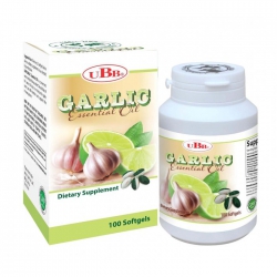 Thực phẩm bảo vệ sức khỏe UBB Garlic Essential Oil 8mg | Hộp 100 viên Thực phẩm bảo vệ sức khỏe UBB Garlic Essential Oil 8mg | Hộp 100 viên