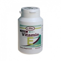 Thực phẩm bảo vệ sức khỏe UBB  VITAMIN E 400IU, Chai 30 viên Thực phẩm bảo vệ sức khỏe UBB  VITAMIN E 400IU, Chai 30 viên