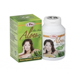 Thực phẩm bảo vệ sức khỏe UBB  Aloes +2 | Hộp 100 viên Thực phẩm bảo vệ sức khỏe UBB  Aloes +2 | Hộp 100 viên