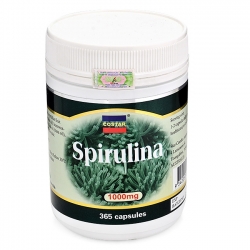 Tảo biển Spirulina Costar 1000mg, Chai 365 viên Tảo biển Spirulina Costar 1000mg, Chai 365 viên