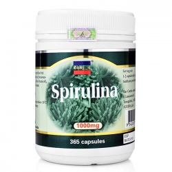 Tảo biển Spirulina Costar 1000mg, Chai 365 viên Tảo biển Spirulina Costar 1000mg, Chai 365 viên