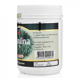 Tảo biển Spirulina Costar 1000mg, Chai 365 viên Tảo biển Spirulina Costar 1000mg, Chai 365 viên