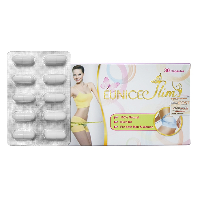 Thực phẩm giảm cân Eunice Slim Canada, Hộp 30 viên