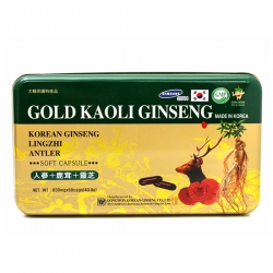 Thực phẩm tăng cường sức khỏe Gold Kaoli Gingseng 830mg, Hộp 60 viên Thực phẩm tăng cường sức khỏe Gold Kaoli Gingseng 830mg, Hộp 60 viên
