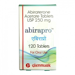 Thuốc ung thư tuyến tiền liệt Glenmark  Abirapro  250mg, Hộp 120 viên