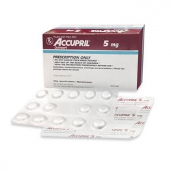 Thuốc Accupril 5mg, Hộp 98 viên