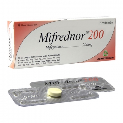 Mifrednor 200 Agimexpharm 1 vỉ x 1 viên Mifrednor 200 Agimexpharm 1 vỉ x 1 viên