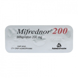 Mifrednor 200 Agimexpharm 1 vỉ x 1 viên Mifrednor 200 Agimexpharm 1 vỉ x 1 viên