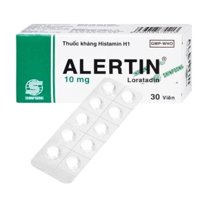 Alertin 10mg Shinpoong Daewoo 3 vỉ x 10 viên Alertin 10mg Shinpoong Daewoo 3 vỉ x 10 viên