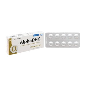AlphaDHG Pharma 2 vỉ x 10 viên (Alphachymotrypsin)