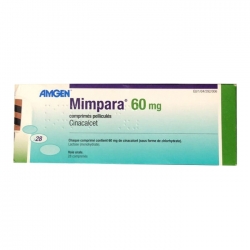 Thuốc Amgen Mimpara Cinacalcet 600mg, Hộp 28 viên Thuốc Amgen Mimpara Cinacalcet 600mg, Hộp 28 viên