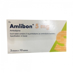 Thuốc Amlibon 5mg, Hộp 30 viên