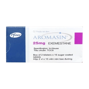 Aromasin 25mg Pfizer 2 vỉ x 15 viên