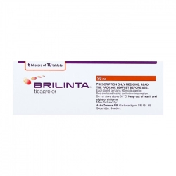 Brilique 90mg AstraZeneca 6 vỉ x 10 viên Brilique 90mg AstraZeneca 6 vỉ x 10 viên