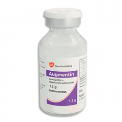 Thuốc AUGMENTIN INJ 1.2G, Hộp 10 lọ