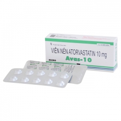Avas 10mg Micro, Hộp 3 vỉ x 10 viên Avas 10mg Micro, Hộp 3 vỉ x 10 viên