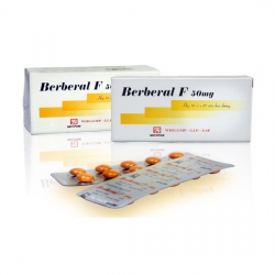 Thuốc Berberal F 50mg Nadyphar, Hộp 100 viên