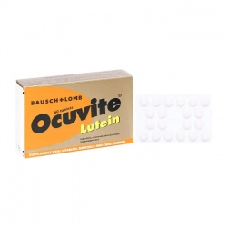 Ocuvite Lutein Bausch Lomb 3 vỉ x 20 viên – Giúp bổ mắt, ngăn thoái hoá hoàng điểm