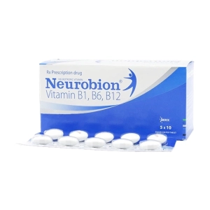 Neurobion Vitamin B1, B6, B12 Merck 5 vỉ x 10 viên Neurobion Vitamin B1, B6, B12 Merck 5 vỉ x 10 viên