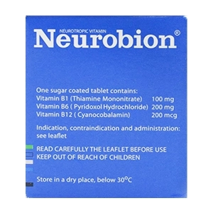 Neurobion Vitamin B1, B6, B12 Merck 5 vỉ x 10 viên Neurobion Vitamin B1, B6, B12 Merck 5 vỉ x 10 viên