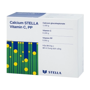 Calcium Stella Vitamin C, PP 24 ống x 10ml